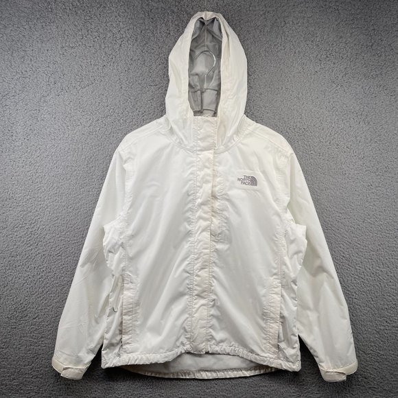 The North Face Jackets & Blazers - The North Face Resolve Rain Jacket Womens Large White HyVent Zip Up Windbreaker